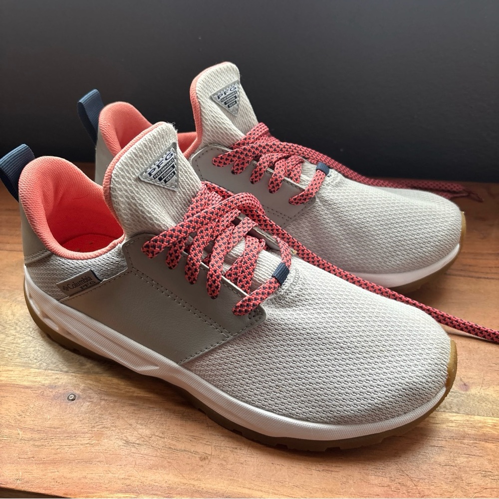 Columbia PFG Tamiami shoes grey salmon women’s 7.5